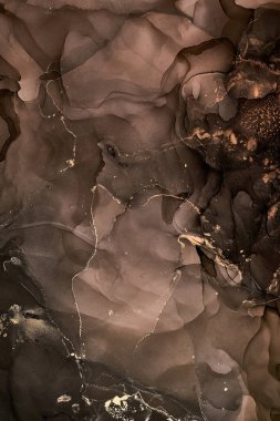 Alkol mürekkebi renkleri saydam. Soyut çok renkli mermer desen arkaplanı. Tasarım kağıdı, duvar kağıdı. Akrilik boyaları karıştırıyorum. Modern akışkan sanat. Alkol Mürekkebi Deseni