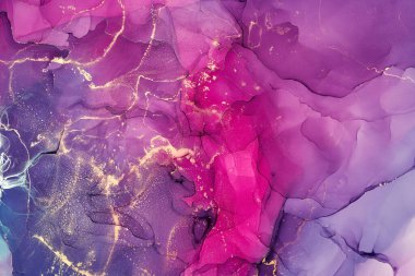 Alkol mürekkebi renkleri saydam. Soyut çok renkli mermer desen arkaplanı. Tasarım kağıdı, duvar kağıdı. Akrilik boyaları karıştırıyorum. Modern akışkan sanat. Alkol Mürekkebi Deseni