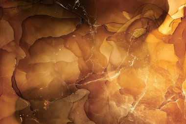 Alkol mürekkebi renkleri saydam. Soyut çok renkli mermer desen arkaplanı. Tasarım kağıdı, duvar kağıdı. Akrilik boyaları karıştırıyorum. Modern akışkan sanat. Alkol Mürekkebi Deseni