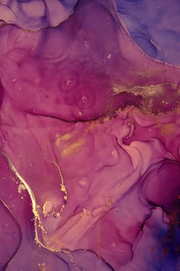 Alkol mürekkebi renkleri saydam. Soyut çok renkli mermer desen arkaplanı. Tasarım kağıdı, duvar kağıdı. Akrilik boyaları karıştırıyorum. Modern akışkan sanat. Alkol Mürekkebi Deseni