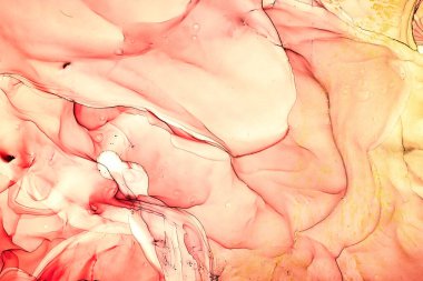 Alkol mürekkebi renkleri saydam. Soyut çok renkli mermer desen arkaplanı. Tasarım kağıdı, duvar kağıdı. Akrilik boyaları karıştırıyorum. Modern akışkan sanat. Alkol Mürekkebi Deseni