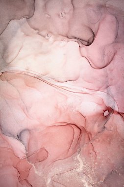 Alkol mürekkebi renkleri saydam. Soyut çok renkli mermer desen arkaplanı. Tasarım kağıdı, duvar kağıdı. Akrilik boyaları karıştırıyorum. Modern akışkan sanat. Alkol Mürekkebi Deseni