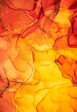 Alkol mürekkebi renkleri saydam. Soyut çok renkli mermer desen arkaplanı. Tasarım kağıdı, duvar kağıdı. Akrilik boyaları karıştırıyorum. Modern akışkan sanat. Alkol Mürekkebi Deseni