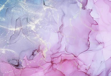 Alkol mürekkebi renkleri saydam. Soyut çok renkli mermer desen arkaplanı. Tasarım kağıdı, duvar kağıdı. Akrilik boyaları karıştırıyorum. Modern akışkan sanat. Alkol Mürekkebi Deseni