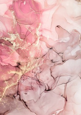 Alkol mürekkebi renkleri saydam. Soyut çok renkli mermer desen arkaplanı. Tasarım kağıdı, duvar kağıdı. Akrilik boyaları karıştırıyorum. Modern akışkan sanat. Alkol Mürekkebi Deseni