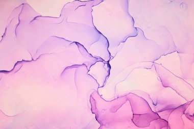 Alkol mürekkebi renkleri saydam. Soyut çok renkli mermer desen arkaplanı. Tasarım kağıdı, duvar kağıdı. Akrilik boyaları karıştırıyorum. Modern akışkan sanat. Alkol Mürekkebi Deseni