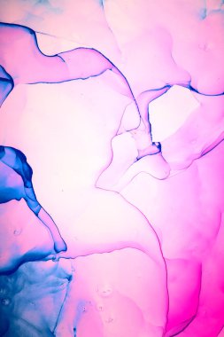 Alkol mürekkebi renkleri saydam. Soyut çok renkli mermer desen arkaplanı. Tasarım kağıdı, duvar kağıdı. Akrilik boyaları karıştırıyorum. Modern akışkan sanat. Alkol Mürekkebi Deseni