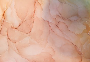 Alkol mürekkebi renkleri saydam. Soyut çok renkli mermer desen arkaplanı. Tasarım kağıdı, duvar kağıdı. Akrilik boyaları karıştırıyorum. Modern akışkan sanat. Alkol Mürekkebi Deseni