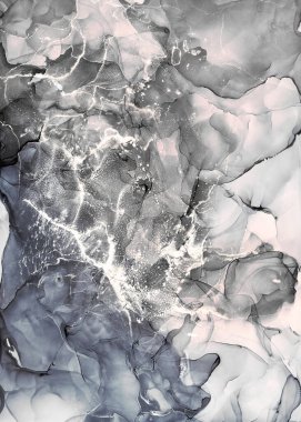 Alkol mürekkebi renkleri saydam. Soyut çok renkli mermer desen arkaplanı. Tasarım kağıdı, duvar kağıdı. Akrilik boyaları karıştırıyorum. Modern akışkan sanat. Alkol Mürekkebi Deseni