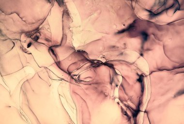 Alkol mürekkebi renkleri saydam. Soyut çok renkli mermer desen arkaplanı. Tasarım kağıdı, duvar kağıdı. Akrilik boyaları karıştırıyorum. Modern akışkan sanat. Alkol Mürekkebi Deseni