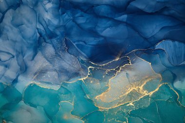 Alkol mürekkebi renkleri saydam. Soyut çok renkli mermer desen arkaplanı. Tasarım kağıdı, duvar kağıdı. Akrilik boyaları karıştırıyorum. Modern akışkan sanat. Alkol Mürekkebi Deseni