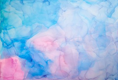  Soyut renkli arka plan, duvar kağıdı. Akrilik boyaları karıştırıyorum. Modern sanat. Mermer dokusunu boya. Alkol mürekkep renkleri yarı saydam