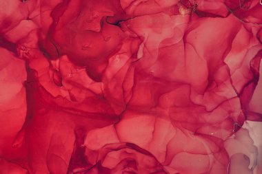 Alkol mürekkebi renkleri saydam. Soyut çok renkli mermer desen arkaplanı. Tasarım kağıdı, duvar kağıdı. Akrilik boyaları karıştırıyorum. Modern akışkan sanat. Alkol Mürekkebi Deseni