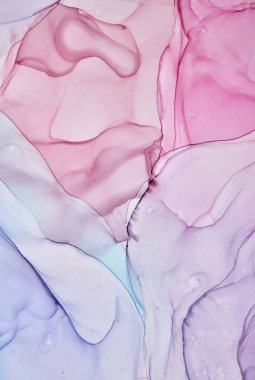 Alkol mürekkebi renkleri saydam. Soyut çok renkli mermer desen arkaplanı. Tasarım kağıdı, duvar kağıdı. Akrilik boyaları karıştırıyorum. Modern akışkan sanat. Alkol Mürekkebi Deseni