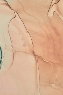 Alkol mürekkebi renkleri saydam. Soyut çok renkli mermer desen arkaplanı. Tasarım kağıdı, duvar kağıdı. Akrilik boyaları karıştırıyorum. Modern akışkan sanat. Alkol Mürekkebi Deseni