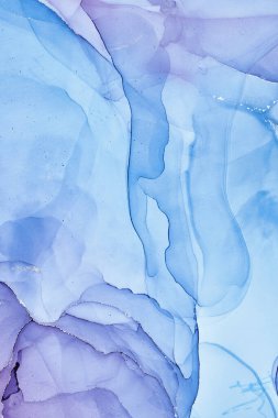 Alkol mürekkebi renkleri saydam. Soyut çok renkli mermer desen arkaplanı. Tasarım kağıdı, duvar kağıdı. Akrilik boyaları karıştırıyorum. Modern akışkan sanat. Alkol Mürekkebi Deseni