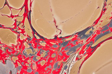 Alkol mürekkebi renkleri saydam. Soyut çok renkli mermer desen arkaplanı. Tasarım kağıdı, duvar kağıdı. Akrilik boyaları karıştırıyorum. Modern akışkan sanat. Alkol Mürekkebi Deseni