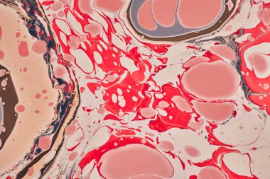 Alkol mürekkebi renkleri saydam. Soyut çok renkli mermer desen arkaplanı. Tasarım kağıdı, duvar kağıdı. Akrilik boyaları karıştırıyorum. Modern akışkan sanat. Alkol Mürekkebi Deseni