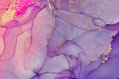 Alkol mürekkebi renkleri saydam. Soyut çok renkli mermer desen arkaplanı. Tasarım kağıdı, duvar kağıdı. Akrilik boyaları karıştırıyorum. Modern akışkan sanat. Alkol Mürekkebi Deseni