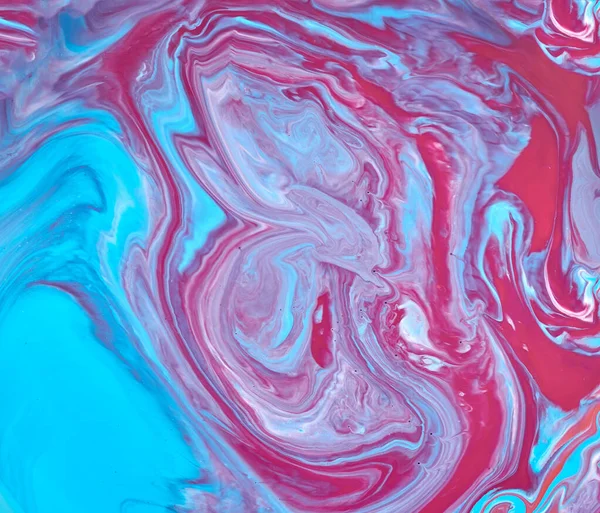 Renkli Akrilik Kabarcıklar Soyut Mürekkep Tasarımı Şablonu Karışık Doku Arkaplanı — Stok fotoğraf