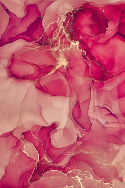 Alkol mürekkebi renkleri saydam. Soyut çok renkli mermer desen arkaplanı. Tasarım kağıdı, duvar kağıdı. Akrilik boyaları karıştırıyorum. Modern akışkan sanat. Alkol Mürekkebi Deseni