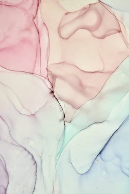 Alkol mürekkebi renkleri saydam. Soyut çok renkli mermer desen arkaplanı. Tasarım kağıdı, duvar kağıdı. Akrilik boyaları karıştırıyorum. Modern akışkan sanat. Alkol Mürekkebi Deseni