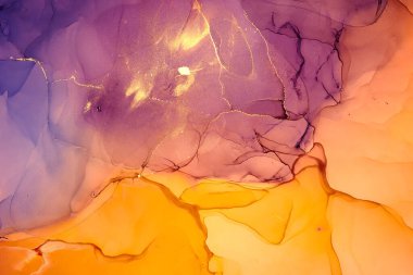 Alkol mürekkebi renkleri saydam. Soyut çok renkli mermer desen arkaplanı. Tasarım kağıdı, duvar kağıdı. Akrilik boyaları karıştırıyorum. Modern akışkan sanat. Alkol Mürekkebi Deseni