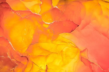 Alkol mürekkebi renkleri saydam. Soyut çok renkli mermer desen arkaplanı. Tasarım kağıdı, duvar kağıdı. Akrilik boyaları karıştırıyorum. Modern akışkan sanat. Alkol Mürekkebi Deseni