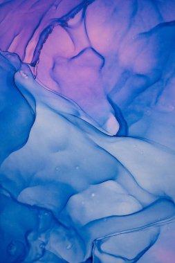 Alkol mürekkebi renkleri saydam. Soyut çok renkli mermer desen arkaplanı. Tasarım kağıdı, duvar kağıdı. Akrilik boyaları karıştırıyorum. Modern akışkan sanat. Alkol Mürekkebi Deseni