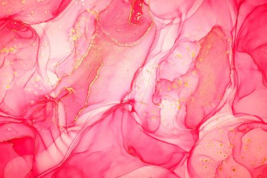 Alkol mürekkebi renkleri saydam. Soyut çok renkli mermer desen arkaplanı. Tasarım kağıdı, duvar kağıdı. Akrilik boyaları karıştırıyorum. Modern akışkan sanat. Alkol Mürekkebi Deseni