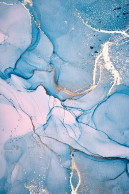 Alkol mürekkebi renkleri saydam. Soyut çok renkli mermer desen arkaplanı. Tasarım kağıdı, duvar kağıdı. Akrilik boyaları karıştırıyorum. Modern akışkan sanat. Alkol Mürekkebi Deseni