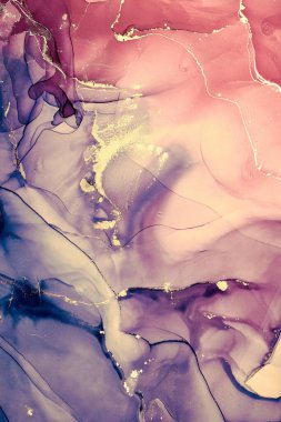 Alkol mürekkebi renkleri saydam. Soyut çok renkli mermer desen arkaplanı. Tasarım kağıdı, duvar kağıdı. Akrilik boyaları karıştırıyorum. Modern akışkan sanat. Alkol Mürekkebi Deseni