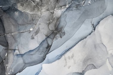 Alkol mürekkebi renkleri saydam. Soyut çok renkli mermer desen arkaplanı. Tasarım kağıdı, duvar kağıdı. Akrilik boyaları karıştırıyorum. Modern akışkan sanat. Alkol Mürekkebi Deseni