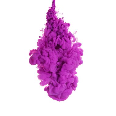 Suda mürekkep. Sıçrama boyası karışımı. Çok renkli sıvı boya. Soyut heykel arkaplan rengi