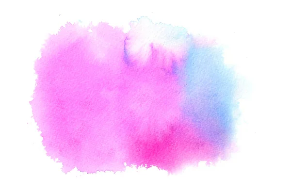 Multicolored Watercolor Blots White Background — Stock Photo, Image