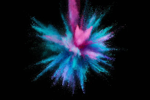 Explosão Colorida Close Abstrato Fundo Explosão Colorida Pintura Holi — Fotografia de Stock