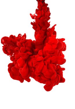 Suda mürekkep. Splash Boya karıştırma. Çok renkli sıvı boya. Arka plan rengi