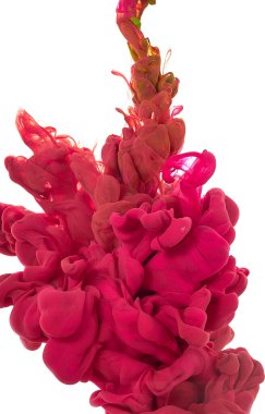 Suda mürekkep. Splash Boya karıştırma. Çok renkli sıvı boya. Arka plan rengi