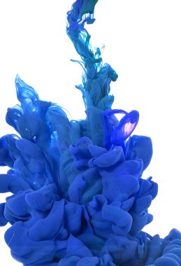 Suda mürekkep. Splash Boya karıştırma. Çok renkli sıvı boya. Arka plan rengi