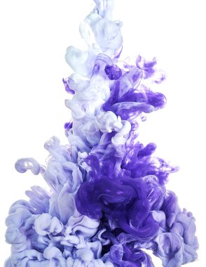 Suda mürekkep. Splash Boya karıştırma. Çok renkli sıvı boya. Arka plan rengi