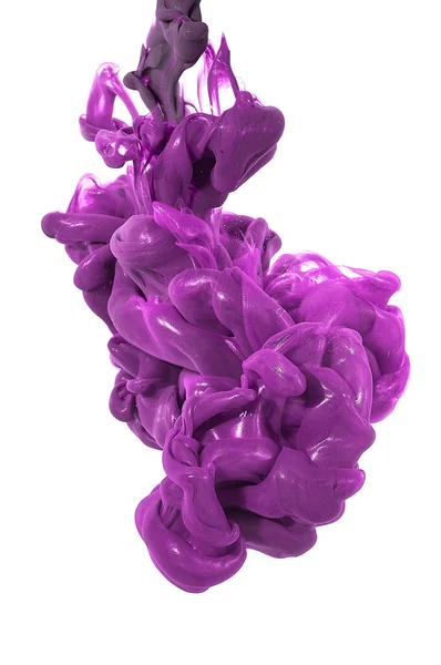 Inkt Water Splash Verf Mengen Veelkleurige Vloeibare Kleurstof Abstracte Achtergrondkleur — Stockfoto