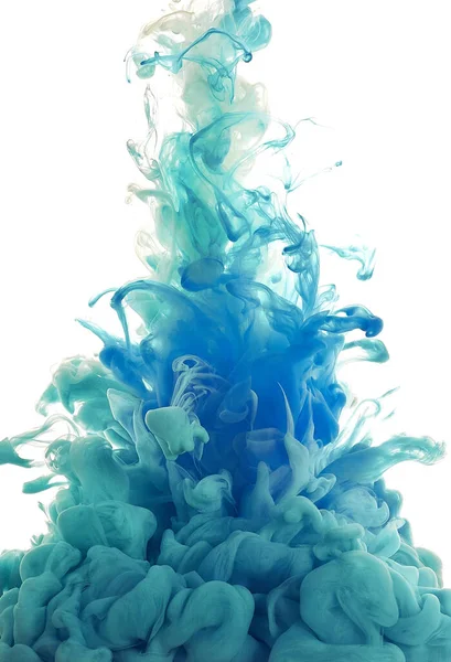 stock image Ink in water. Splash paint mixing. Multicolored liquid dye. Abstract  sculpture background color