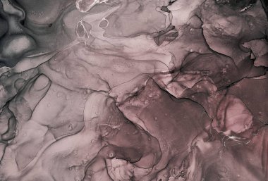 Alkol mürekkebi renkleri saydam. Soyut çok renkli mermer desen arkaplanı. Tasarım kağıdı, duvar kağıdı. Akrilik boyaları karıştırıyorum. Modern akışkan sanat. Alkol Mürekkebi Deseni