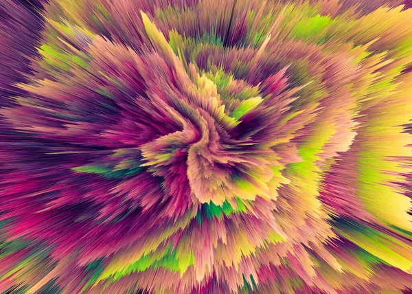 Explozie Raze Colorate Scenă Dinamică Strălucitoare Magie Mișcare Linii Rapide — Fotografie, imagine de stoc