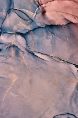 Alkol mürekkebi renkleri saydam. Soyut çok renkli mermer desen arkaplanı. Tasarım kağıdı, duvar kağıdı. Akrilik boyaları karıştırıyorum. Modern akışkan sanat. Alkol Mürekkebi Deseni