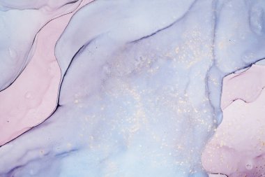 Alkol mürekkebi renkleri saydam. Soyut çok renkli mermer desen arkaplanı. Tasarım kağıdı, duvar kağıdı. Akrilik boyaları karıştırıyorum. Modern akışkan sanat. Alkol Mürekkebi Deseni