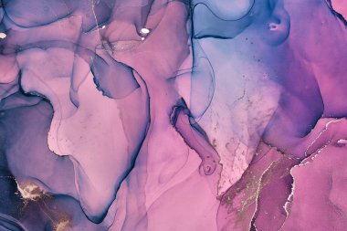 Alkol mürekkebi renkleri saydam. Soyut çok renkli mermer desen arkaplanı. Tasarım kağıdı, duvar kağıdı. Akrilik boyaları karıştırıyorum. Modern akışkan sanat. Alkol Mürekkebi Deseni