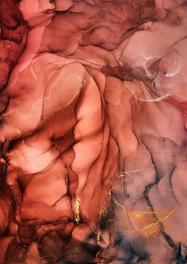 Alkol mürekkebi renkleri saydam. Soyut çok renkli mermer desen arkaplanı. Tasarım kağıdı, duvar kağıdı. Akrilik boyaları karıştırıyorum. Modern akışkan sanat. Alkol Mürekkebi Deseni