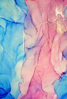 Alkol mürekkebi renkleri saydam. Soyut çok renkli mermer desen arkaplanı. Tasarım kağıdı, duvar kağıdı. Akrilik boyaları karıştırıyorum. Modern akışkan sanat. Alkol Mürekkebi Deseni