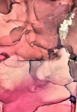 Alkol mürekkebi renkleri saydam. Soyut çok renkli mermer desen arkaplanı. Tasarım kağıdı, duvar kağıdı. Akrilik boyaları karıştırıyorum. Modern akışkan sanat. Alkol Mürekkebi Deseni